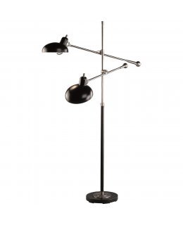 Robert Abbey RA-1848 Bruno Adjustable Double Arm Floor Lamp